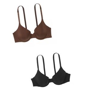 Victoria’s Secret Lightly Lined Smooth Demi T-Shirt Bra Bundle Size 32DDD GUC